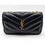 Handbag YSL Loulou Small Black Matelasse Lambskin 126075008