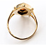 Ring Navette Enamel 18x5.75mm Angel Skin Coral 14ky 25x10mm Sz5.5 5.72g 126060037