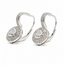 Earrings Lever Back Milgrain .55ctw Round Diamonds 14kw .6x.4" 2.85g 126060049