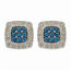 Earrings Stud Cluster .50ctw Round Diamonds 10kw 9mm 2.22g 126070087