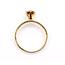 Ring 6-Prong .15ctw Round Diamonds .90ct Golden Citrine 14ky 3.2mm Sz7.5 2.72g 126070120