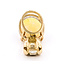 Pendant Solitaire Drop 2ct White Opal 14ky 17x9mm 1.41g 126070122
