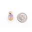 Pendant Solitaire Drop 2ct White Opal 14ky 17x9mm 1.41g 126070122