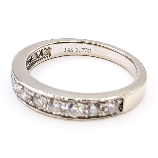 Ring Bridal .40ctw Round Diamonds 18ky 3.25mm Sz7.75 2.3g 226040026