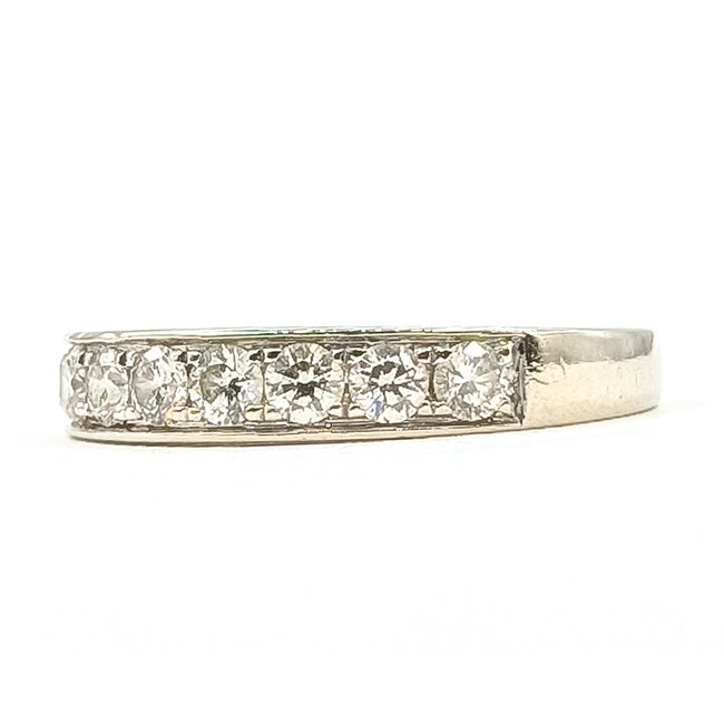 Ring Bridal .73ctw Round Diamonds 14kw 3mm Sz7 3.51g 226040025