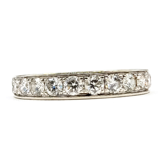 Ring Bridal .73ctw Round Diamonds 14kw 3mm Sz7 3.51g 226040025