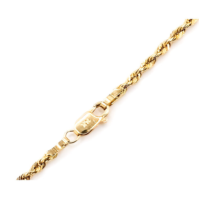 Necklace Rope 14ky 2mm 20" 6.07g 126052039