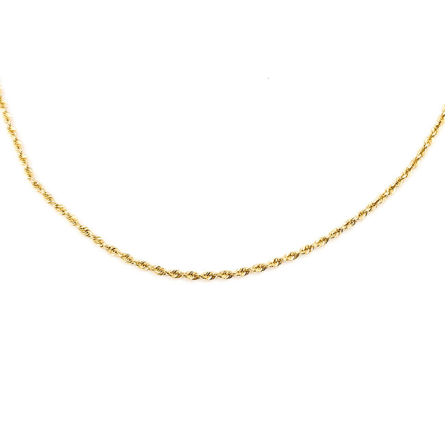 Necklace Rope 14ky 2mm 20" 6.07g 126052039