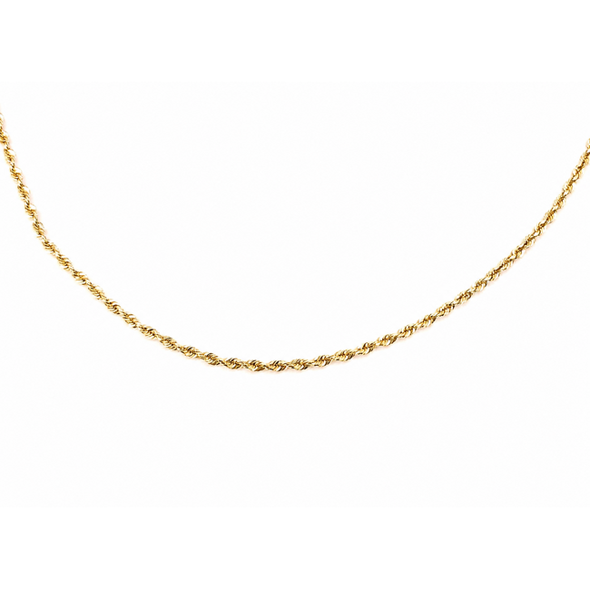 Necklace Rope 14ky 2mm 20" 6.07g 126052039
