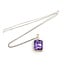 Pendant Halo Statement 2.50ctw Round Diamonds 22ct Purple Amethyst 14ktt 1.5x.9" 26" 15.28g 126070132