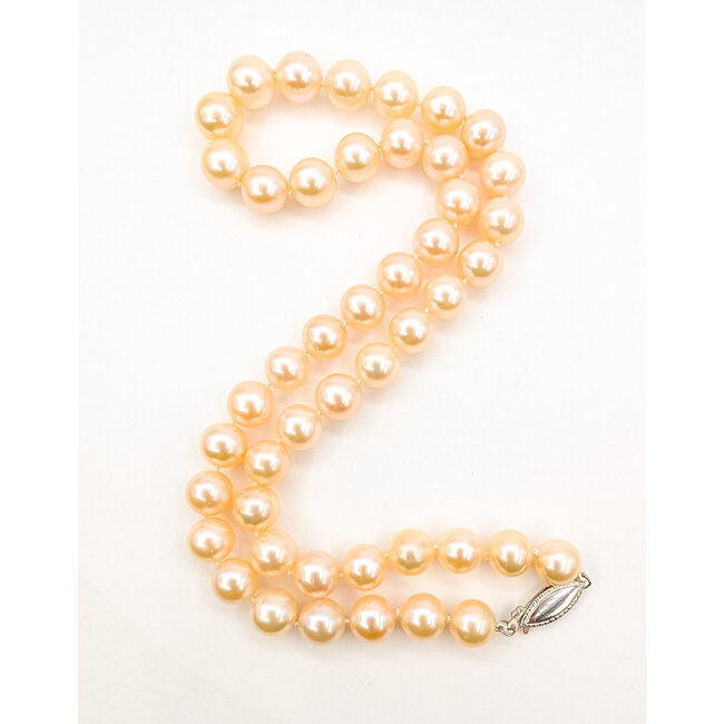 Pearl Strand 8.75-9mm Cream-to-Pink Akoya 14kw 8.75mm 18" 44.08g 126070135