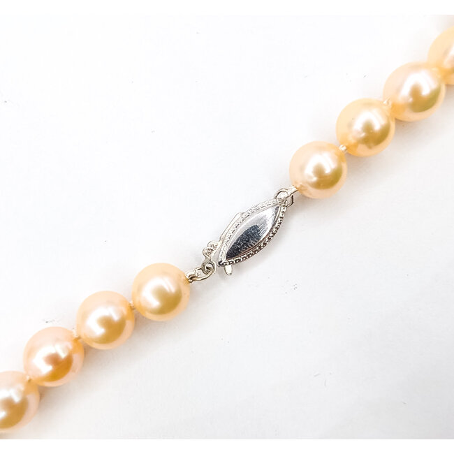 Pearl Strand 8.75-9mm Cream-to-Pink Akoya 14kw 8.75mm 18" 44.08g 126070135