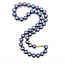 Pearl Strand 8.6-9.3mm Blue-Green to Violet Tones Tahitian Pearl 14ky 9.3mm 18" 46.07g 126070136
