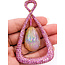 Pendant Pave 4.20ctw Pink Sapphires 23.5ct Australian Crystal Opal 18kr 75x43 22.02g 225040054