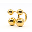Earrings Double Ball 18ky 1.2x.5" 7.23g 126072001