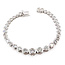 Bracelet Tennis Graduated 7.94ctw Round Diamonds 14kw 5-8mm 7" 12.6g 226070014