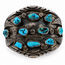 Bracelet Native "PH" Cuff Turquoise Sterling 2" 6.5" 64g 126070140