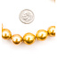 Necklace Graduated Strand 10-13.3mm Golden South Sea Pearls 14ky 17.5" 73.67g 226070016