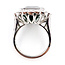 Ring Cocktail Milgrain 0.74ctw Round Diamonds GIA: 2225947425 9.44ct Green Emerald Platinum 23x20mm Sz7 12.4g 226070029