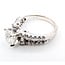 Ring Engagement 1.57ct Round Diamond 0.76ctw Colorless Diamonds 18kw 7mm Sz6.75 5.3g 226070030