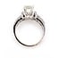Ring Engagement 1.57ct Round Diamond 0.76ctw Colorless Diamonds 18kw 7mm Sz6.75 5.3g 226070030