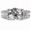 Ring Engagement 1.57ct Round Diamond 0.76ctw Colorless Diamonds 18kw 7mm Sz6.75 5.3g 226070030