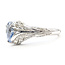 Ring Split Band Pave 0.54ctw Round Diamonds GIA: 5231722871 2.51ct Pastel Blue Sapphire 900pt 10mm Sz6.5 6.9g 226070032