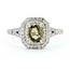 Ring Double Halo .53ctw Diamonds .79ct Alexandrite GIA: 5231584983 14ktt 10.5x10mm Sz6.5 2.9g 125060011