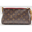 Handbag Louis Vuitton Pallas Clutch Monogram Cerise 126075019