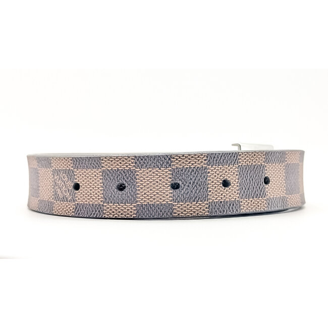 Belt Louis Vuitton Ceinture Carree Damier Silver 36" 126075034