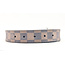 Belt Louis Vuitton Ceinture Carree Damier Silver 36" 126075034