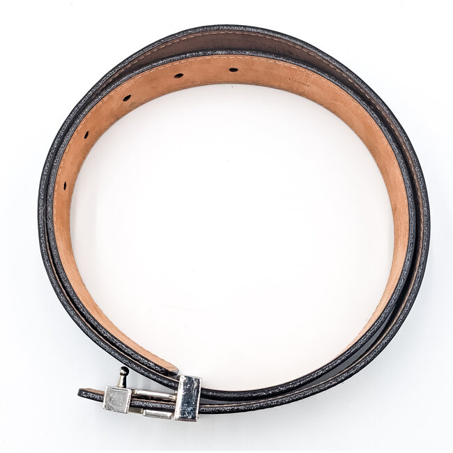 Belt Louis Vuitton Ceinture Initials Purple Epi Leather 32" 126075035