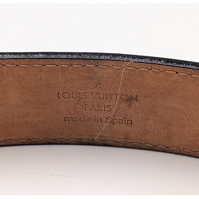 Belt Louis Vuitton Ceinture Initials Purple Epi Leather 32" 126075035