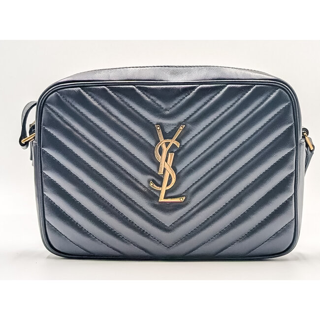 Handbag Saint Laurent Lou Camera Shoulder Bag Black 126075037