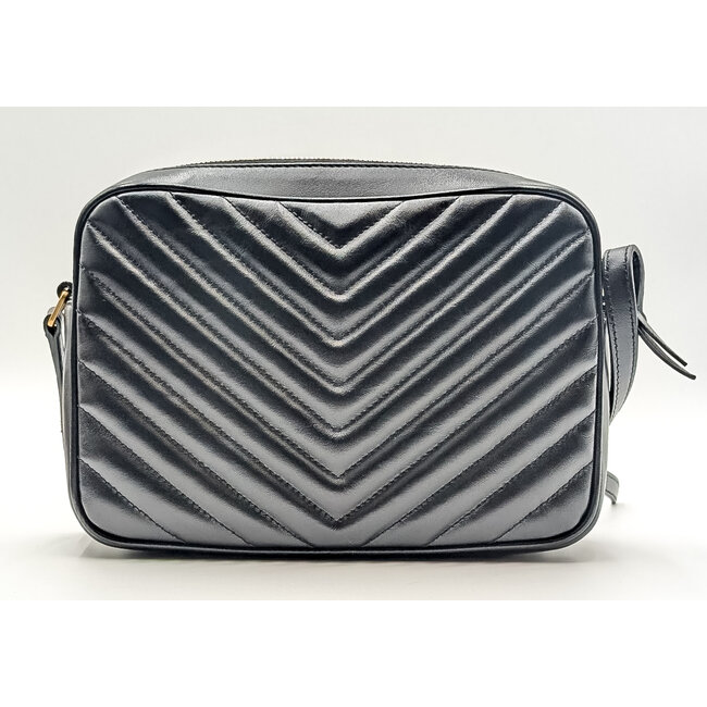 Handbag Saint Laurent Lou Camera Shoulder Bag Black 126075037