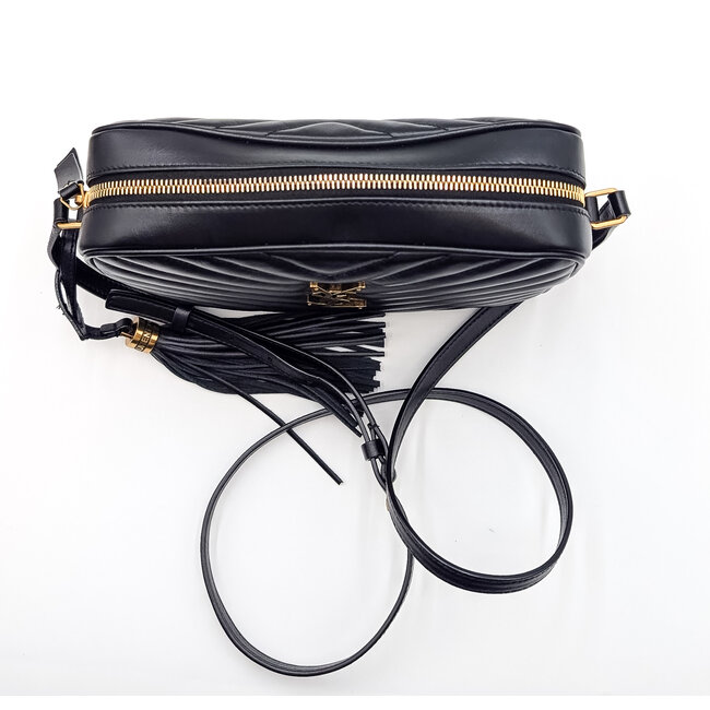 Handbag Saint Laurent Lou Camera Shoulder Bag Black 126075037