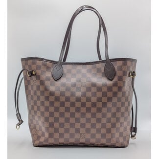 Handbag Louis Vuitton Neverfull MM Damier Ebene 126075040