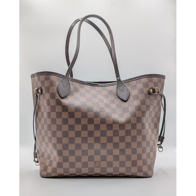 Handbag Louis Vuitton Neverfull MM Damier Ebene 126075040