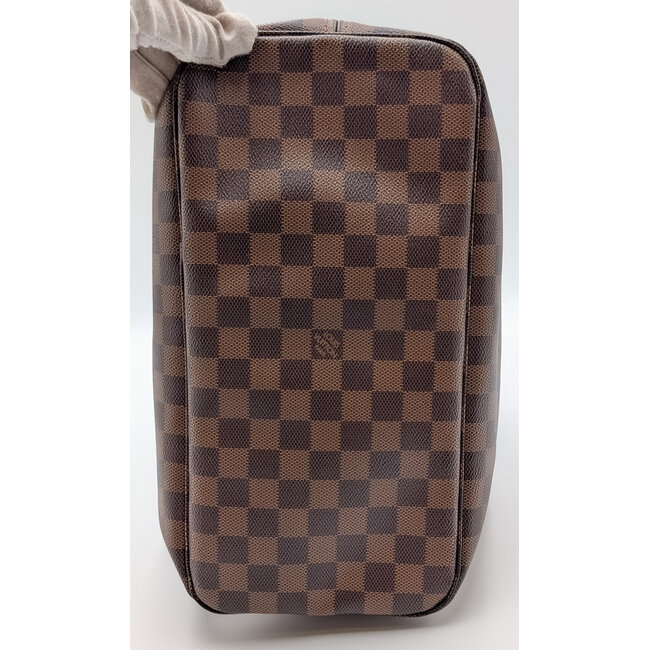 Handbag Louis Vuitton Neverfull MM Damier Ebene 126075040