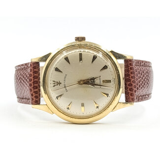 Watch Favre-Leuba 1105 Yr. 1958 34mm Stainless Steel 8" Watch, Box & Original Sales Receipt 126066006