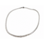 Necklace Tennis Necklace Graduated 33.44ctw Round Diamonds Pt900 6-3mm 18" 48.1g 226070038
