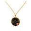 Necklace Pendent Locket 14ky 18mm 18" 5.44g 126072006