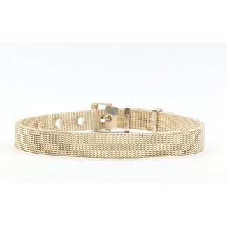 Bracelet Tiffany & Co. Somerset Mesh Buckle Sterling 8mm 7.25-5.5" 14.47g 126070141