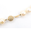 Necklace Strand Hook & Ball Clasp 10mm White Pearl 14ky 10mm 19" 63.09g 126070143