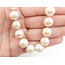 Necklace Strand Hook & Ball Clasp 10mm White Pearl 14ky 10mm 19" 63.09g 126070143