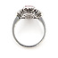 Ring Floral Cluster 0.24ctw Round Diamonds 14kw 9mm Sz6.75 2.51g 126070148