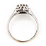 Ring Floral Cluster 0.24ctw Round Diamonds 14kw 9mm Sz6.75 2.51g 126070148