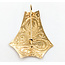 Earrings Florentine Victorian Revival French Hook 14ky 1.2x1" 2.12g 126072004