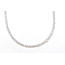 Necklace Tennis Necklace Graduated 33.44ctw Round Diamonds Pt900 6-3mm 18" 48.1g 226070038
