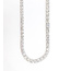 Necklace Tennis Necklace Graduated 33.44ctw Round Diamonds Pt900 6-3mm 18" 48.1g 226070038